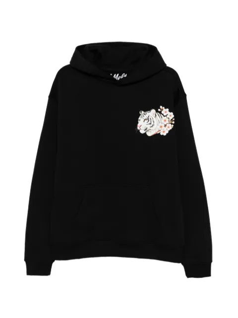 Melt graphic-print hoodie Black MSHOD5118
