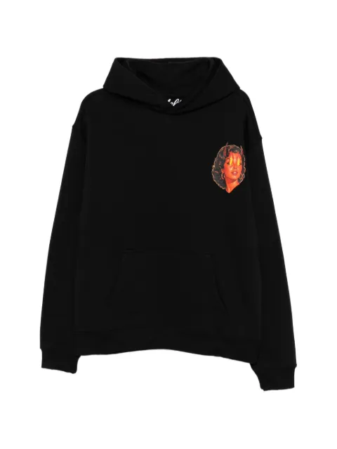 Melt graphic-print hoodie Black MSHOD5113