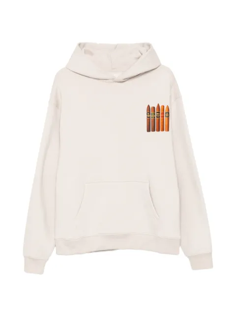Melt graphic-print hoodie Neutrals MSHOD5112
