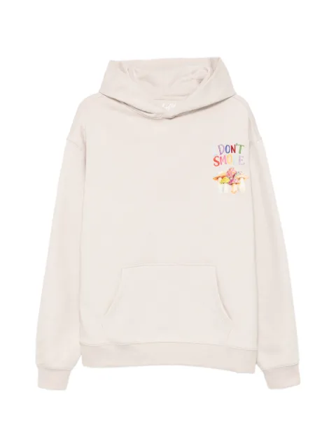 Melt graphic-print hoodie Neutrals MSHOD5119