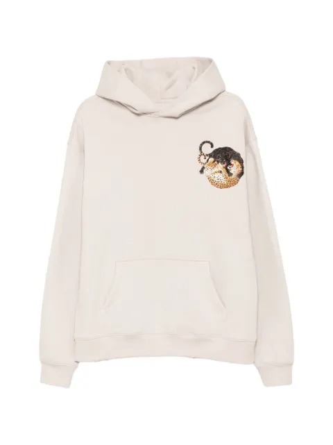 Melt graphic-print hoodie Neutrals MSHOD5117
