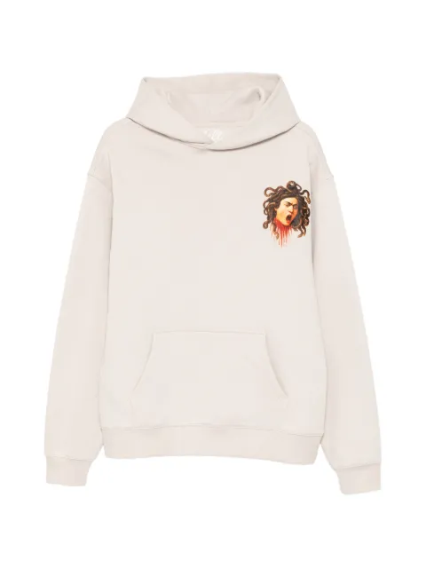 Melt graphic-print hoodie Neutrals MSHOD5116