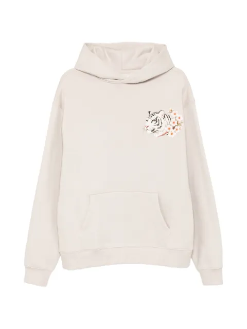 Melt graphic-print hoodie Neutrals MSHOD5118