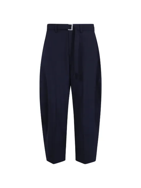 sacai belted tailored trousers Blue 2604030
