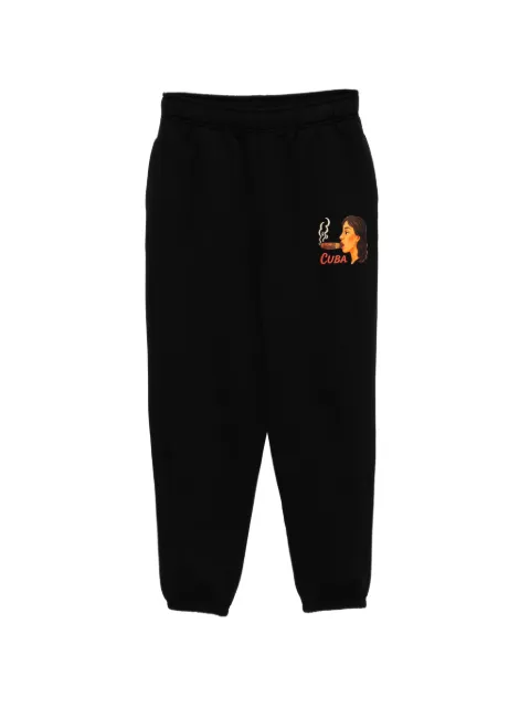 Melt graphic-print track pants Black MSJOG5011