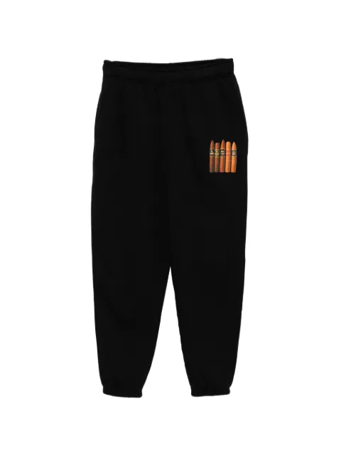 Melt graphic-print track pants Black MSJOG5012