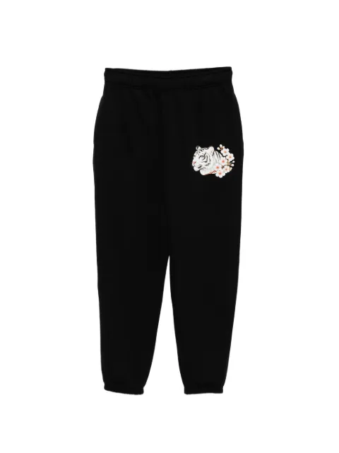 Melt tiger-patch track pants Black MSJOG5017