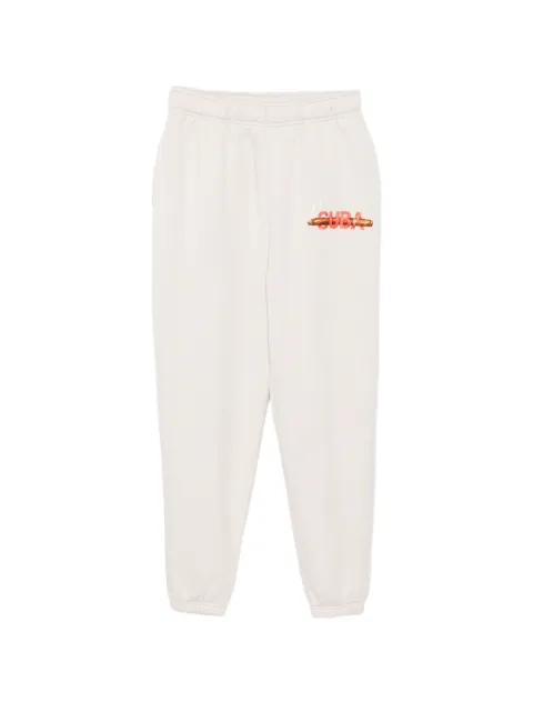 Melt logo-print track pants Neutrals MSJOG5018