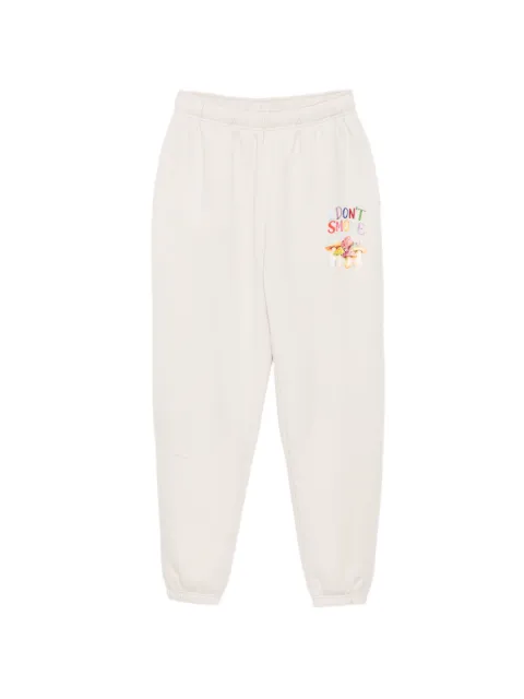 Melt graphic-print track pants Neutrals MSJOG5014
