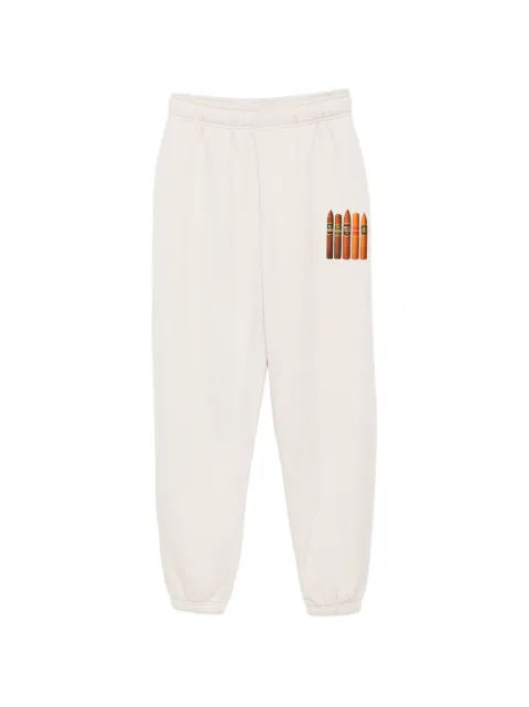Melt graphic-print track pants Neutrals MSJOG5012