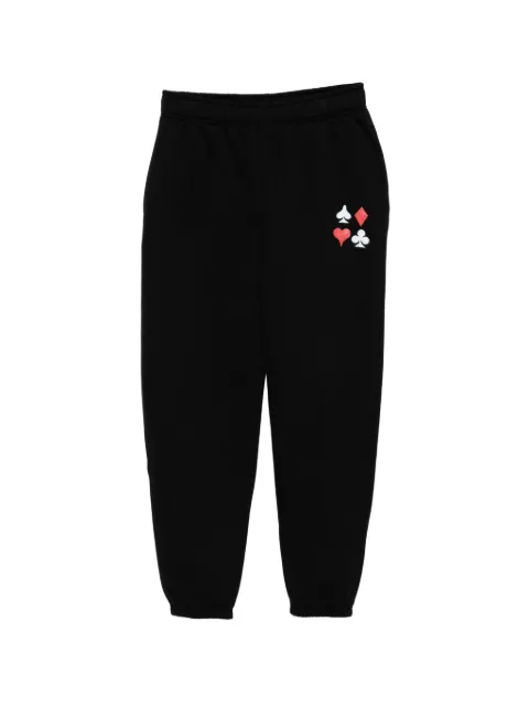 Melt graphic-print track pants Black MSJOG5019
