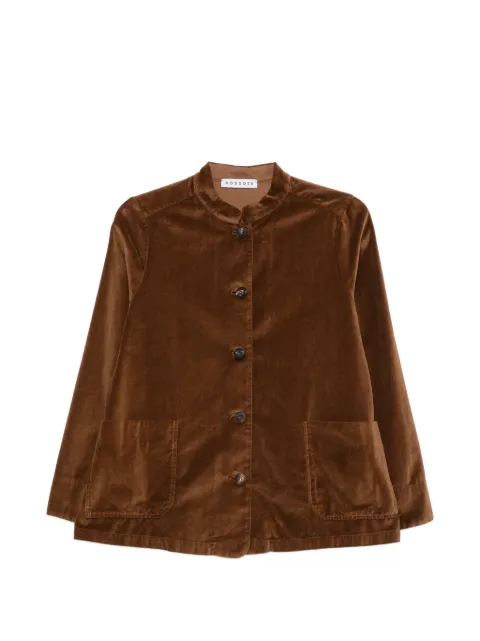 Rosso 35 mandarin-collar jacket Brown N1966A2964
