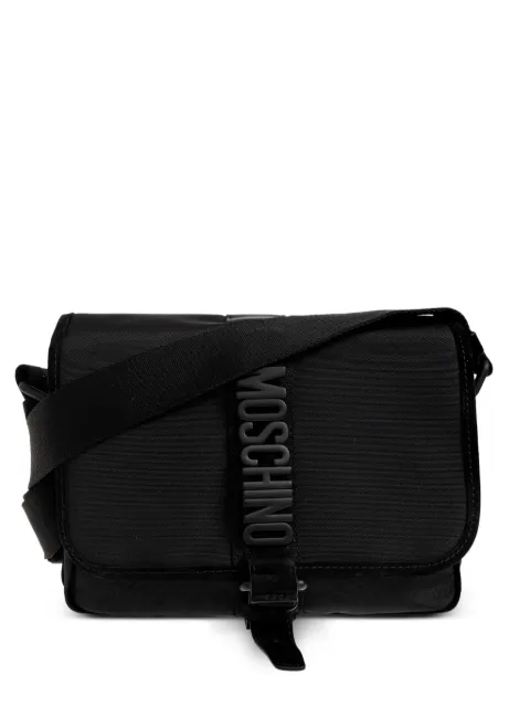 Moschino logo-plaque messenger bag Black MD4617PP0PF21