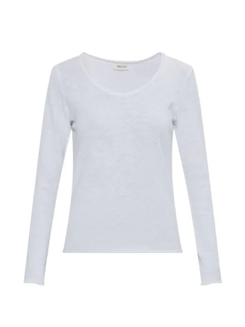 American Vintage Sonoma long-sleeve cotton T-shirt White SON02HGE260