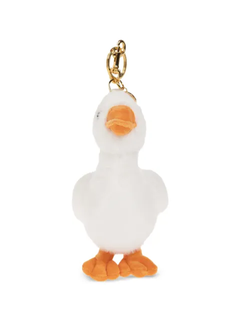Moschino goose-pendant keyring White MD5425PP0PFX2