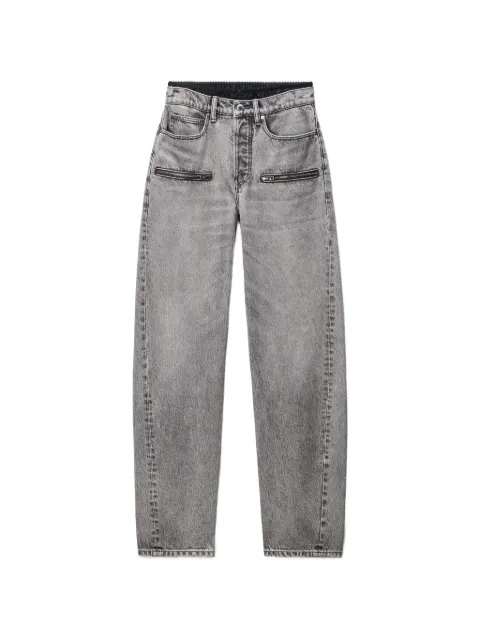 Alexander Wang silk brief float jeans Grey 4DC2264154057