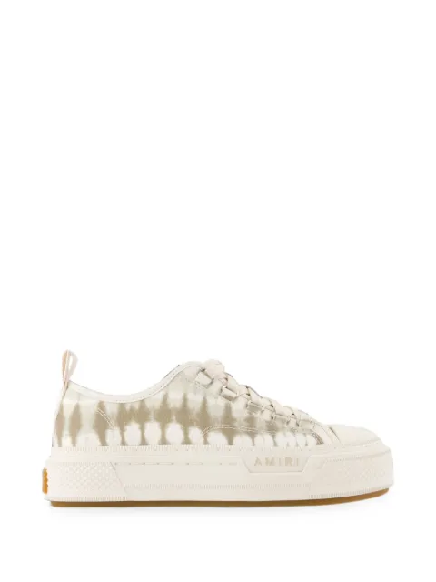 AMIRI Court tie-dye lace-up sneakers Neutrals AWSNSN106