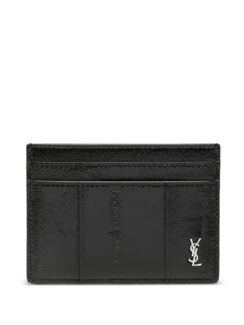 Saint Laurent logo-plaque wallet Black 847951EABDD