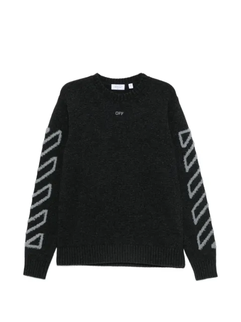 Off-White long-sleeves sweater Grey 44MHE087F26K001010