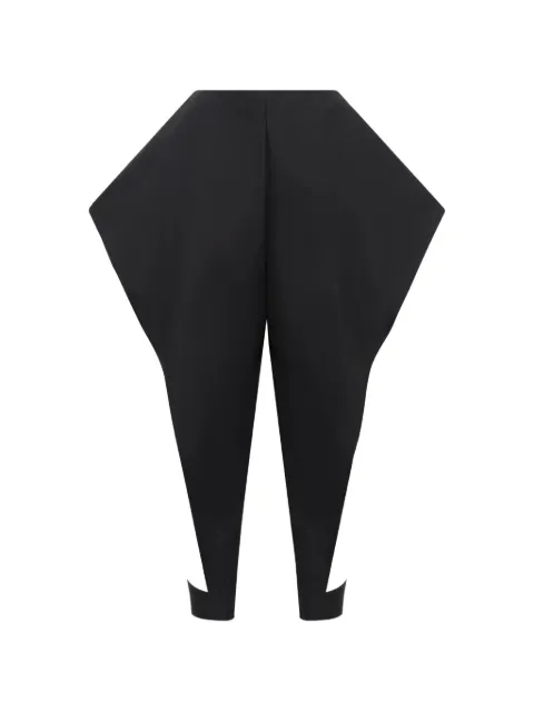 Alaïa tailored triangular-hem trousers Black AA9P1348W183D995