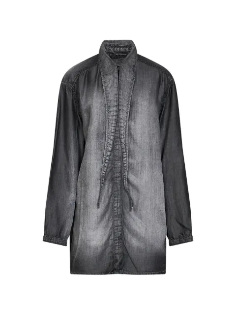 Diesel scarf-collar dégradé shirt Grey A23965068YP02