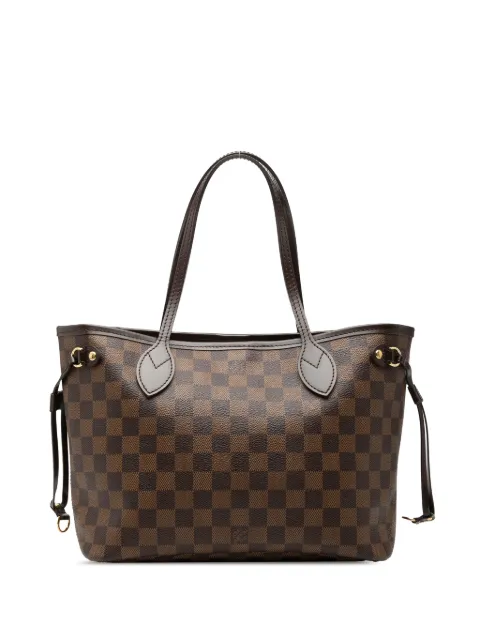 Louis Vuitton Pre-Owned 2009 Damier Ebene Neverfull PM tote bag Brown D5ESTZB6HLSDPUDI