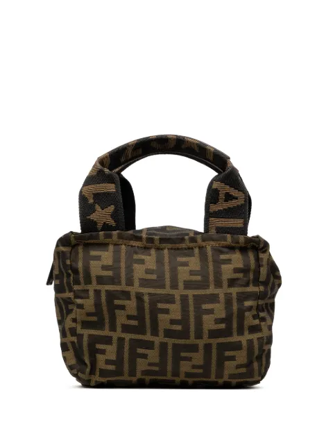Fendi Pre-Owned 1990-2010 Mini Zucca Canvas handbag Brown PHOP0N9DU4WXTXWC