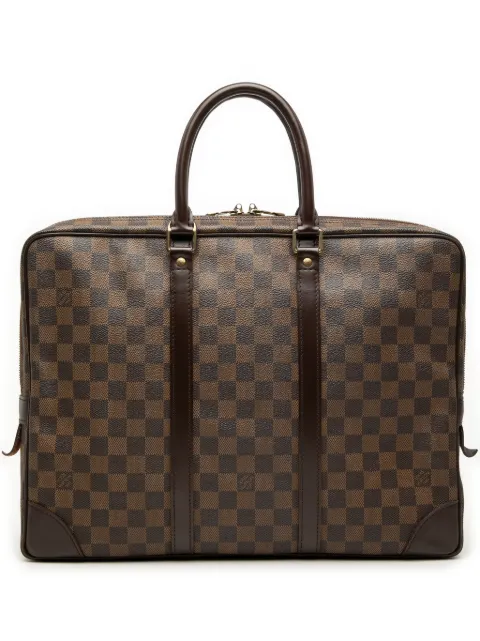 Louis Vuitton Pre-Owned 2004 Damier Ebene Porte Documents Voyage PM business bag Brown HFIK385LTINJJQK5