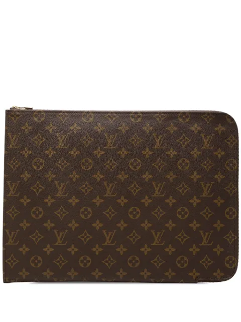 Louis Vuitton Pre-Owned 1991 Monogram Poche Documents Portfolio business bag Brown 73NJFJQL5T5VYK5W