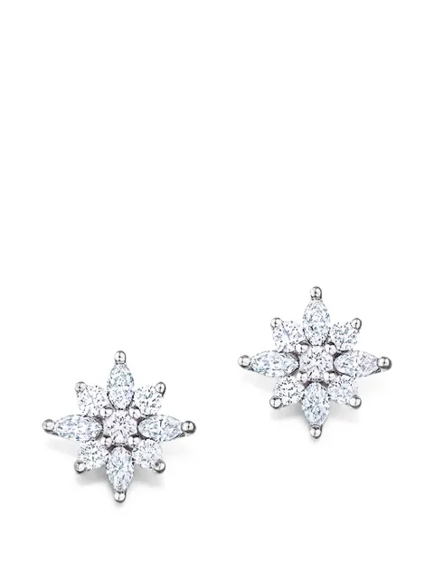 KWIAT diamond stud earrings Silver 167004
