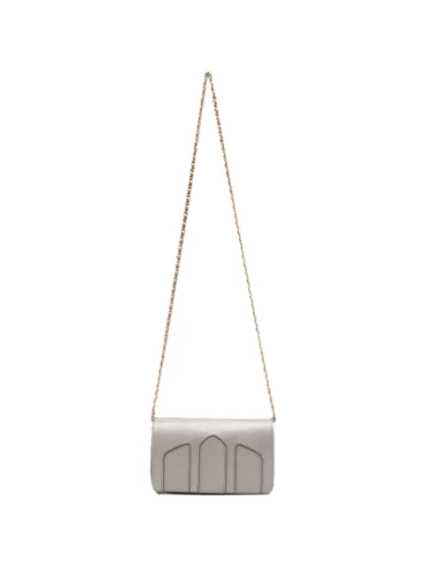 DELAGE leather cross body bag Grey ADLGWPCAD05905