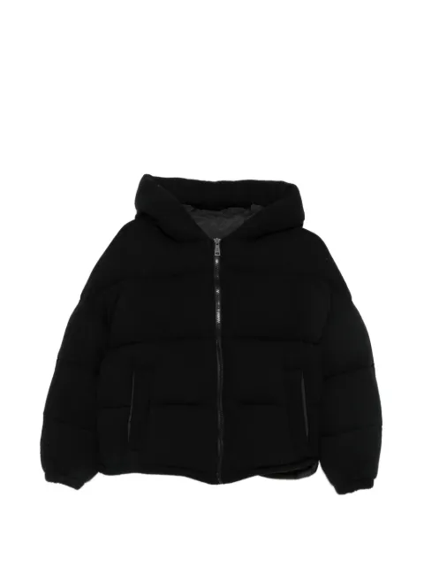 Yves Salomon hooded padded jacket Black 24WYV01965DOMA