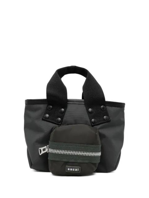 sacai multi-pocket tote bag Grey 2601166S