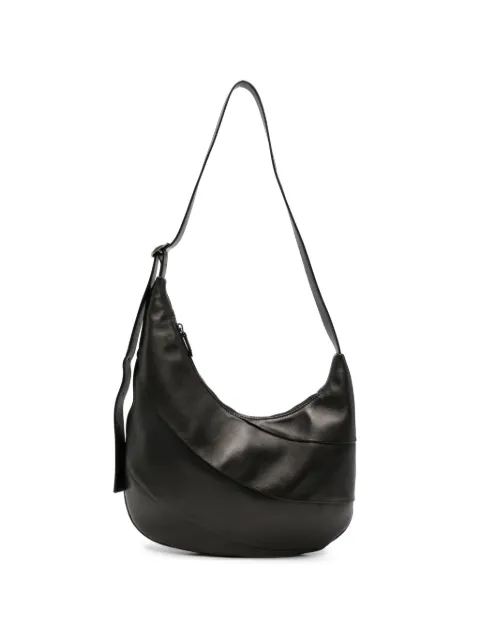 Hereu Fiblo leather shoulder bag Black FIBLWBA26001