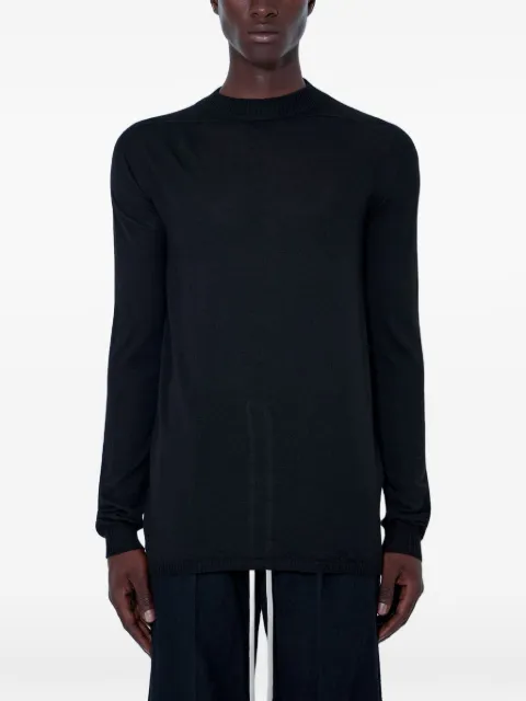 Rick Owens Level Lupetto long-sleeve sweater Black RU02F4625M