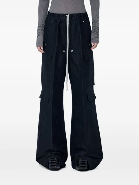 Rick Owens wide-leg cargo pants Black RP02F5327MOR