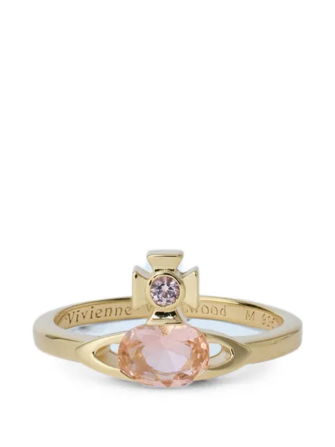 Vivienne Westwood Allie Orb crystal-embellished ring Gold 6404017E01R641R641