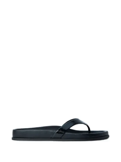 TOTEME open-toe leather sandals Black 263WAS0333LE0046001