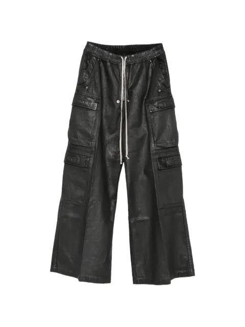Rick Owens DRKSHDW drawstring-fastening cargo pants Black DU02F6398BW