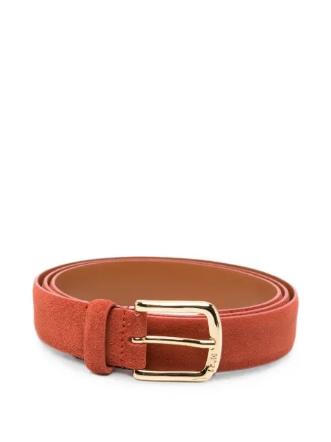 Nº21 suede-finish buckle-fastening belt Orange 26IN2M166116973