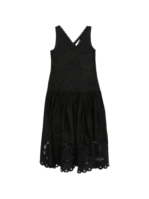Sea Gardener midi dress Black PF26028