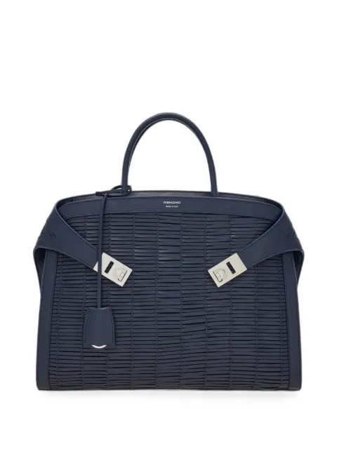 Ferragamo Hug tote bag Blue 798144