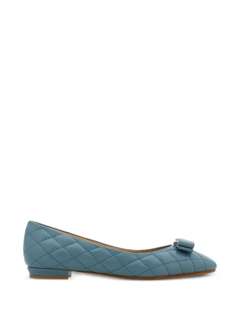 Ferragamo quilted Varina ballet flats Blue 798165