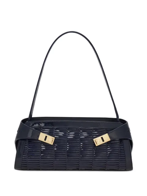 Ferragamo East-West Hug shoulder bag (S) Blue 797194