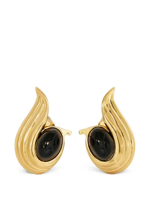 Ferragamo earrings with gems Gold 798469
