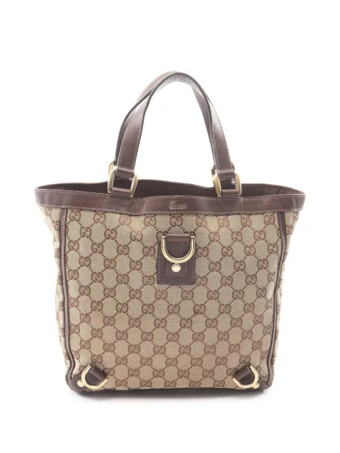 Gucci Pre-Owned 2000s Abby GG canvas tote bag Neutrals 1090310