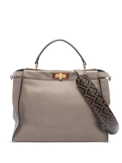 Fendi Pre-Owned 2010s Peekaboo tote bag Grey 1090286