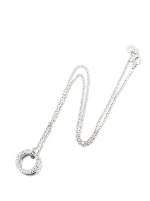 Bvlgari Pre-Owned 2010s B-Zero1 pendant necklace Silver 1089809