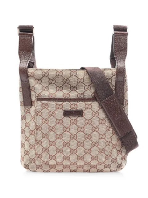 Gucci Pre-Owned 2000s GG canvas shoulder bag Neutrals 1090302