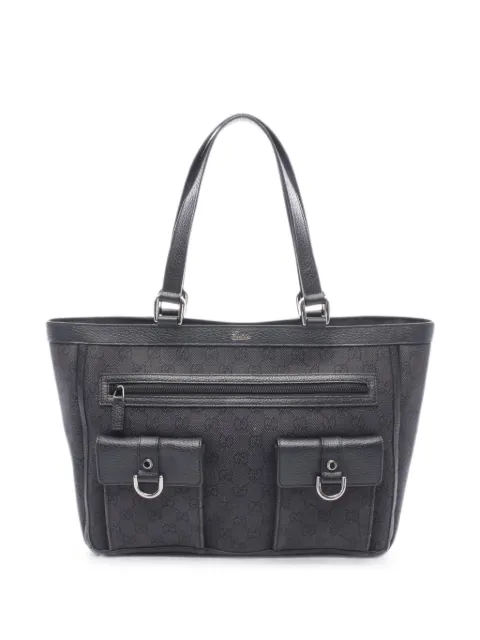 Gucci Pre-Owned 2010s Abby GG canvas tote bag Black 1090955
